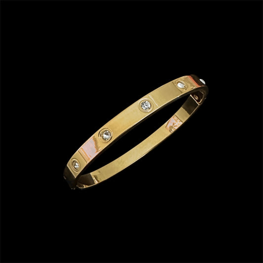 AURORA GOLD BANGLE