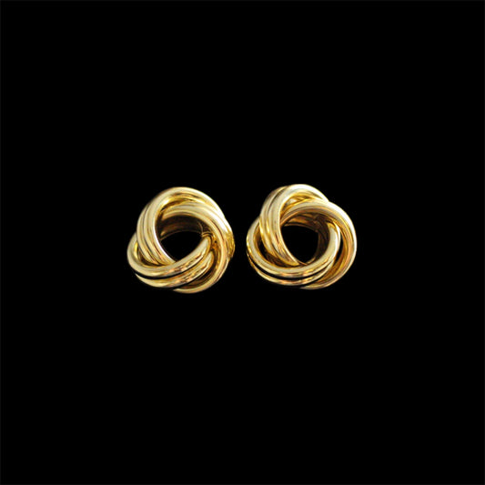 DOUBLE KNOT EARRINGS